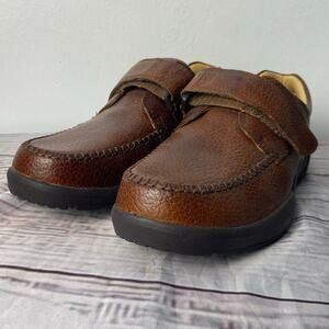 Dr. Comfort Scott Loafers Shoes Men Size 9.5W Brown Leather Diabetic Therapeutic